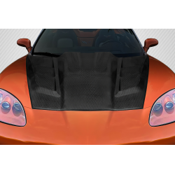 2005-2013 Chevrolet Corvette C6 Carbon Creations Geo6ix Dritech ZR Edition 2 Hood - 1 Piece image - 1