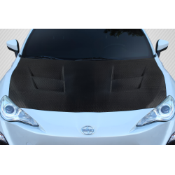 2013-2020 Scion FR-S Toyota 86 Subaru BRZ Carbon Creations Geo6ix Dritech 86-R Hood - 1 Piece image - 1
