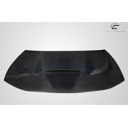 2015-2023 Dodge Charger Carbon Creations Geo6ix Dritech Hellcat Look Hood - 1 Piece image - 2