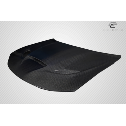 2015-2023 Dodge Charger Carbon Creations Geo6ix Dritech Hellcat Look Hood - 1 Piece image - 5