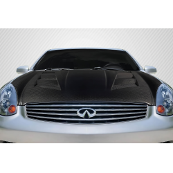 2003-2007 Infiniti G Coupe G35 Carbon Creations Geo6ix DriTech AM-S Hood - 1 Piece image - 1