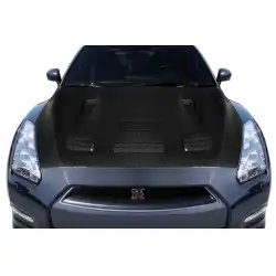 2009-2016 Nissan GT-R R35 Geo6ix GT2 Hood - 1 Piece image - 1
