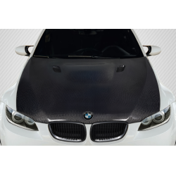 2007-2010 BMW 3 Series E92 2dr E93 Convertible Carbon Creations Geo6ix DriTech M3 Look Hood - 1 Piece image - 1