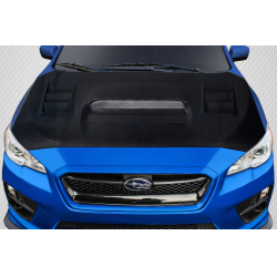2015-2021 Subaru WRX Carbon Creations Geo6ix C-1 Hood - 1 Piece image - 1