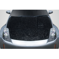 2003-2006 Nissan 350Z Z33 Carbon Creations AeroForge Dritech JGTC Hood - 1 Piece image - 1
