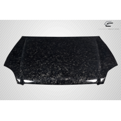 1999-2000 Honda Civic Carbon Creations AeroForge Dritech OEM Look Hood - 1 Piece image - 2