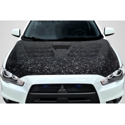 2008-2017 Mitsubishi Lancer / Lancer Evolution 10 Lancer Carbon Creations AeroForge Dritech GT Concept Hood - 1 Piece image - 1