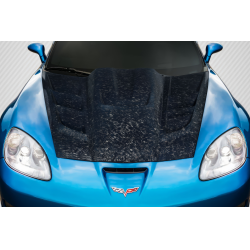 2005-2013 Chevrolet Corvette C6 Carbon Creations AeroForge Dritech ZR Edition 2 Hood - 1 Piece image - 1