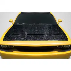 2008-2023 Dodge Challenger AeroForge Dritech Hellcat Look Hood - 1 Piece image - 1