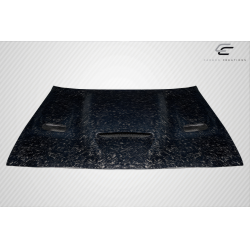 2008-2023 Dodge Challenger Carbon Creations AeroForge Dritech Hellcat Look Hood - 1 Piece image - 2