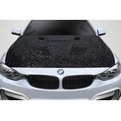 2012-2018 BMW 3 Series F30 / 2014-2020 4 Series F32 Carbon Creations AeroForge DriTech Eros Version 1 Hood - 1 Piece image - 1