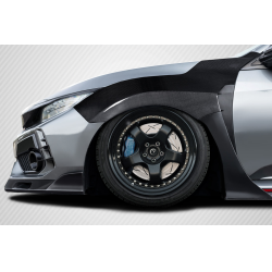 2017-2021 Honda Civic Type R Carbon Creations Skywalker Front Fenders (+25mm) - 2 Pieces image - 1