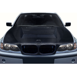 2002-2005 BMW 3 Series E46 4DR Carbon Creations D-1 Hood - 1 Piece image - 1