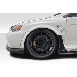 2008-2017 Mitsubishi Lancer / Lancer Evolution 10 Duraflex Vantix Front Fenders - 2 Pieces (+35MM) image - 1