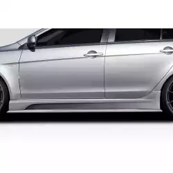 2008-2017 Mitsubishi Lancer / Lancer Evolution 10 Vantix Side Skirt Rocker Panel Splitters - 2 Pieces (S) image - 1