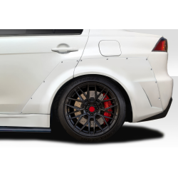 2008-2017 Mitsubishi Lancer / Lancer Evolution 10 Duraflex Vantix Rear Fender Flares - 2 Pieces (+35MM) image - 1