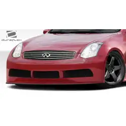 2003-2007 Infiniti G Coupe G35 GT500 Wide Body Front Under Spoiler Air Dam Lip Splitter - 1 Piece (S) image - 3