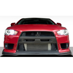 2008-2015 Mitsubishi Lancer Evolution 10 Duraflex JDP Style Front Lip - 1 Piece image - 1