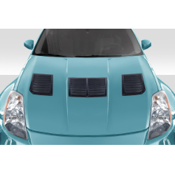 2003-2006 Nissan 350Z Z33 Duraflex GT1 Hood - 1 Piece image - 1