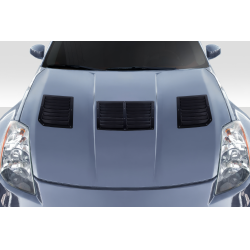 2003-2006 Nissan 350Z Z33 Duraflex GT1 Hood Vents - 3 Piece image - 1