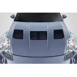 2003-2006 Nissan 350Z Z33 GT1 Hood Vents - 3 Piece image - 1