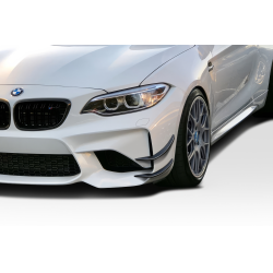 2016-2021 BMW M2 F87 Duraflex GT4 Look Front Bumper Canards - 4 Piece image - 1
