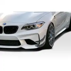 2016-2021 BMW M2 F87 GT4 Look Front Bumper Canards - 4 Piece (S) image - 1