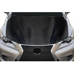2014-2020 Lexus IS200T IS300 IS350 Carbon Creations Akiyama Hood - 1 Piece image - 1