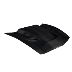 2014-2019 Chevrolet Corvette C7 Carbon Creations Eagle Eye Hood - 1 Piece image - 4