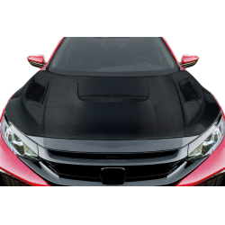 2016-2021 Honda Civic Carbon Creations Shingo Hood - 1 Piece image - 1