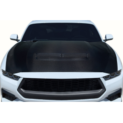 2024-2025 Ford Mustang Carbon Creations GT OEM Look Hood - 1 Piece image - 1