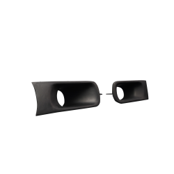 1988-1993 Porsche 911 964 Duraflex Hammer Front Bumper Air Duct - 2 Pieces ( replaces oem fog lights ) image - 6