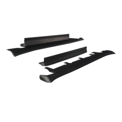 1995-1998 Porsche 911 Turbo 993 Duraflex OEM Look Side Skirt Rocker Panels – 4 Pieces image - 5