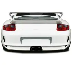 2005-2008 Porsche 911 997 GT3 RS Look Rear Bumper - 1 Piece (Single Hole) image - 3