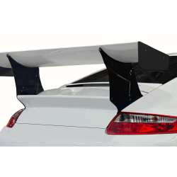 2005-2008 Porsche 911 997 Duraflex GT3 Cup S Look Support Panels for Rear Wing Spoiler - 2 Pieces image - 1