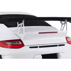 2009-2012 Porsche 911 997 GT3 RS Look Support Panels for Rear Wing Spoiler - 2 Pieces image - 1