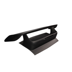 2009-2012 Porsche 911 997 Duraflex Maiden Rear Wing Spoiler - 1 Piece (Turbo Engine) image - 6