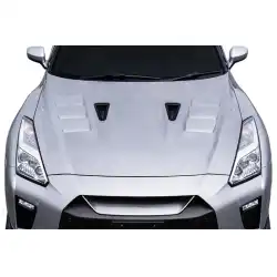 2017-2023 Nissan GT-R R35 TS-1 Hood - 1 Piece image - 1