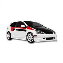 2002-2005 Honda Civic Buddy Side Skirts image - 2