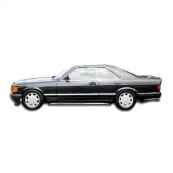 1981-1991 Mercedes S Class W126 2DR AMG Look Side Skirts Rocker Panels - 4 Piece image - 9