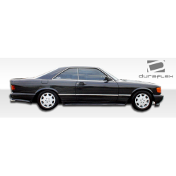 1981-1991 Mercedes S Class W126 2DR Duraflex AMG Look Side Skirts Rocker Panels - 4 Piece image - 3