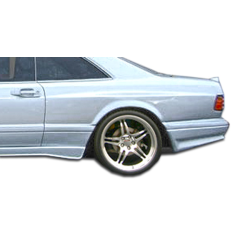 1981-1991 Mercedes S Class W126 2DR Duraflex AMG Look Wide Body Rear Fender Flares - 2 Piece image - 1