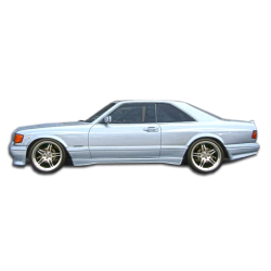 1981-1991 Mercedes S Class W126 2DR Duraflex AMG Look Wide Body Side Skirts Rocker Panels - 2 Piece image - 1