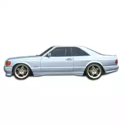 1981-1991 Mercedes S Class W126 2DR AMG Look Wide Body Side Skirts Rocker Panels - 2 Piece image - 6