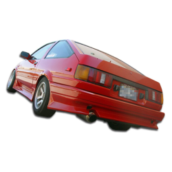 1984-1987 Toyota Corolla 2DR / HB Duraflex V-Speed Rear Bumper - 1 Piece image - 1