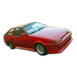 1984-1987 Toyota Corolla 2DR / HB Duraflex V-Speed Side Skirts Rocker Panels - 2 Piece image - 1
