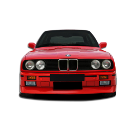 1984-1991 BMW 3 Series E30 2DR 4DR Duraflex Evo Look Front Bumper - 1 Piece image - 1