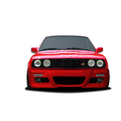 1984-1991 BMW 3 Series E30 2DR 4DR Duraflex M3 Look (E46 Look) Front Bumper - 1 Piece image - 1