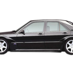 1984-1993 Mercedes 190 W201 Duraflex Evo 2 Wide Body Side Skirts Rocker Panels - 2 Piece image - 1