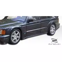 1984-1993 Mercedes 190 W201 Evo 2 Wide Body Side Skirts Rocker Panels - 2 Piece image - 11